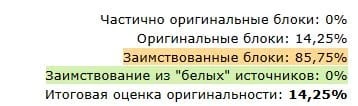 уникальность до antiplagius